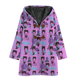 Hitop Squiggle Girl Long Tog Coat (Neon)