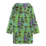Hitop Squiggle Girl Long Tog Coat (Neon)