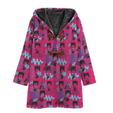 Hitop Squiggle Girl Long Tog Coat (Neon)