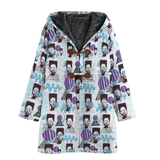 Hitop Squiggle Girl Long Tog Coat (Neon)
