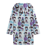 Hitop Squiggle Girl Long Tog Coat (Neon)