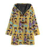 Hitop Squiggle Girl Long Tog Coat (Neon)