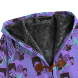 Hitop Squiggle Girl Long Tog Coat (Neon)