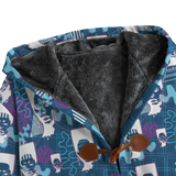 Hitop Squiggle Girl Long Tog Coat (Shadow)