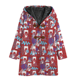Hitop Squiggle Girl Long Tog Coat (Shadow)