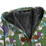 Hitop Squiggle Girl Long Tog Coat (Shadow)