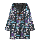 Hitop Squiggle Girl Long Tog Coat (Shadow)