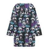 Hitop Squiggle Girl Long Tog Coat (Shadow)