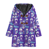 Hitop Squiggle Girl Long Tog Coat (Shadow)