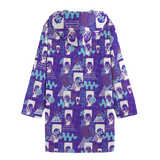 Hitop Squiggle Girl Long Tog Coat (Shadow)