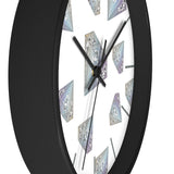 Diamonds Meow Wall clock