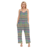 Many Faces Loose Cami Jumpsuit