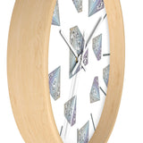 Diamonds Meow Wall clock
