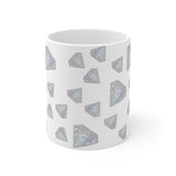 Diamonds Meow Mug