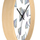 Diamonds Meow Wall clock
