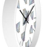 Diamonds Meow Wall clock