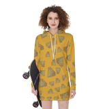 Diamonds Meow Hoodie Dress