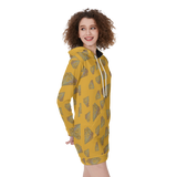 Diamonds Meow Hoodie Dress
