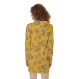 Diamonds Meow Hoodie Dress