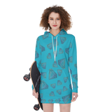 Diamonds Meow Hoodie Dress