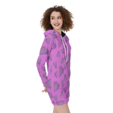 Diamonds Meow Hoodie Dress