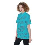 Diamonds Meow Short Sleeve Shirt
