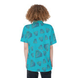 Diamonds Meow Short Sleeve Shirt