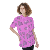 Diamonds Meow Short Sleeve Shirt