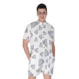 Diamonds Meow Short Jumpsuit