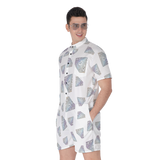 Diamonds Meow Short Jumpsuit
