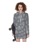 Diamonds Meow Hoodie Dress
