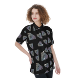 Diamonds Meow Short Sleeve Shirt