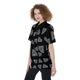 Diamonds Meow Short Sleeve Shirt