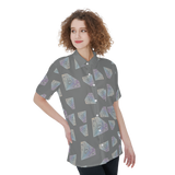 Diamonds Meow Short Sleeve Shirt