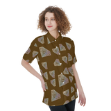 Diamonds Meow Short Sleeve Shirt