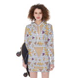 Gridlock Hoodie Dress