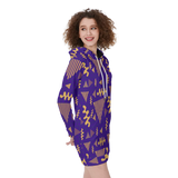 Gridlock Hoodie Dress