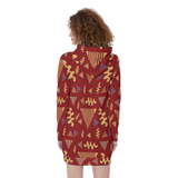 Gridlock Hoodie Dress