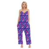 Slices Loose Cami Jumpsuit