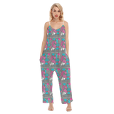 Slices Loose Cami Jumpsuit