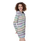 Many Faces Hoodie Dress