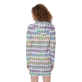 Many Faces Hoodie Dress