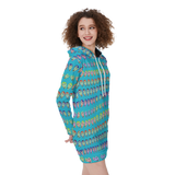 Many Faces Hoodie Dress