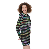 Many Faces Hoodie Dress