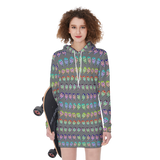 Many Faces Hoodie Dress