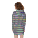 Many Faces Hoodie Dress