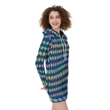Many Faces Hoodie Dress