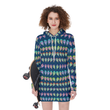 Many Faces Hoodie Dress