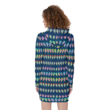 Many Faces Hoodie Dress