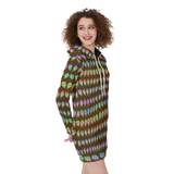 Many Faces Hoodie Dress